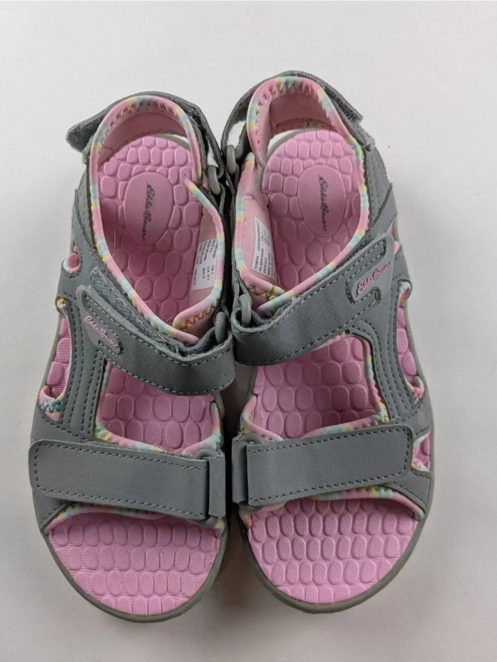Eddie Bauer Olympia Pink and Gray Sandals Youth 2